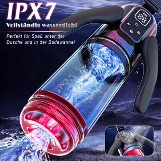 Automatische Masturbator Voor Mannen Rotatie Vibratie Zuigen — miniatuur 7