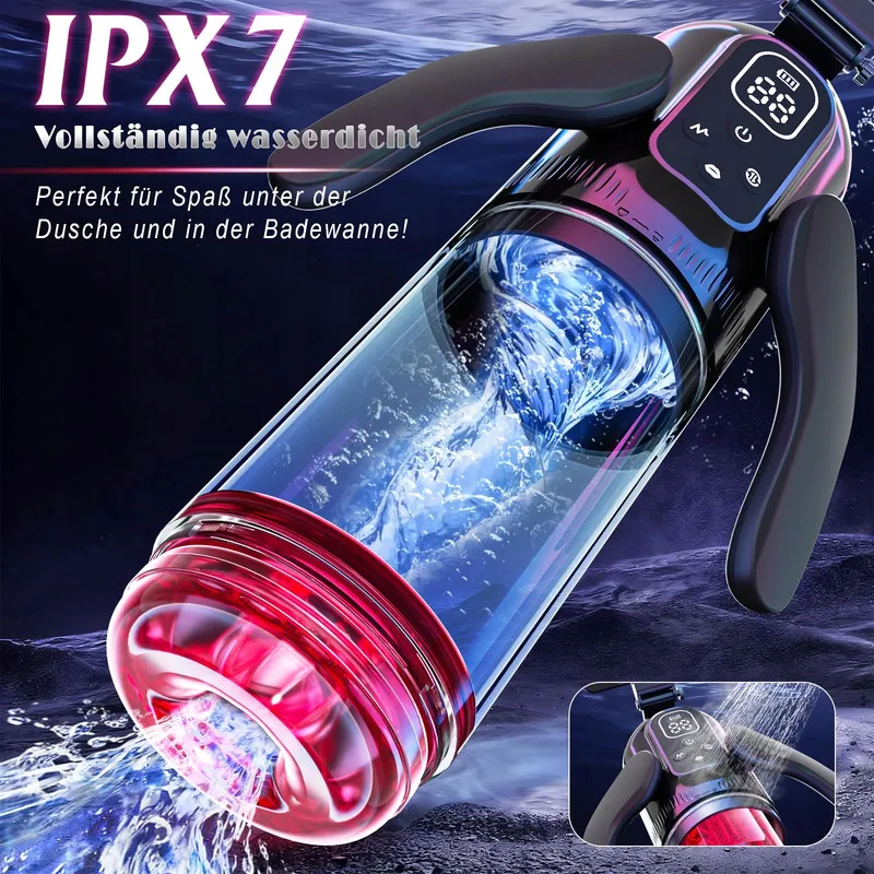 Automatische Masturbator Voor Mannen Rotatie Vibratie Zuigen — foto 7