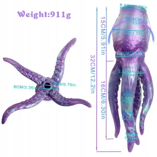 AMAZBEE Masturbator voor Mannen Siliconen Dildo Prostaatmassage Tentakel — miniatuur 5