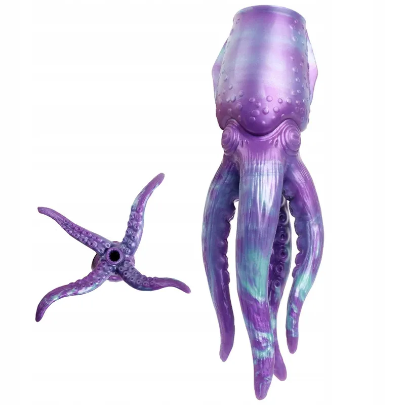 AMAZBEE Masturbator voor Mannen Siliconen Dildo Prostaatmassage Tentakel — foto 1