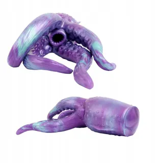 AMAZBEE Masturbator voor Mannen Siliconen Dildo Prostaatmassage Tentakel — miniatuur 7