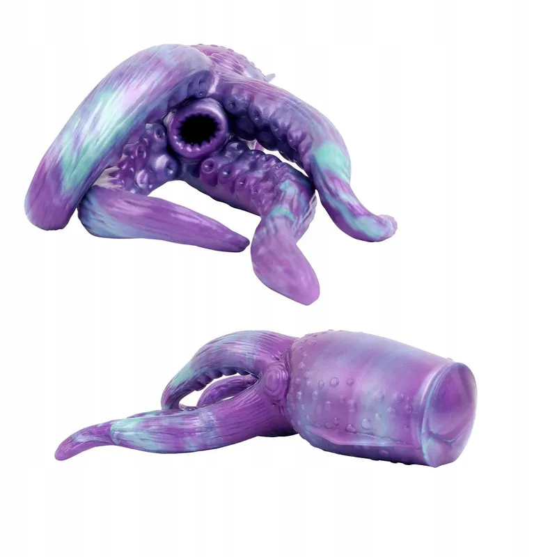 AMAZBEE Masturbator voor Mannen Siliconen Dildo Prostaatmassage Tentakel — foto 7