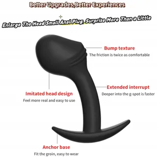 Anal Plug Set met Veiligheidsgreep Dildo Prostaat — miniatuur 4