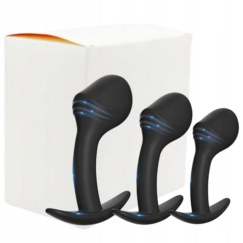 Anal Plug Set met Veiligheidsgreep Dildo Prostaat — foto 7