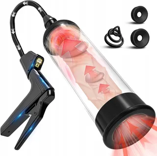 UTIMI Penispomp 3 Ringen 2 Siliconen Hoezen — miniatuur 1
