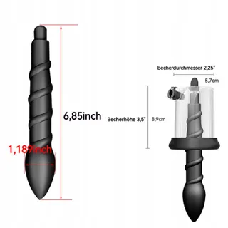 DEHNER Anale Dilator met Pomp Prostaat Stimulatie — miniatuur 6