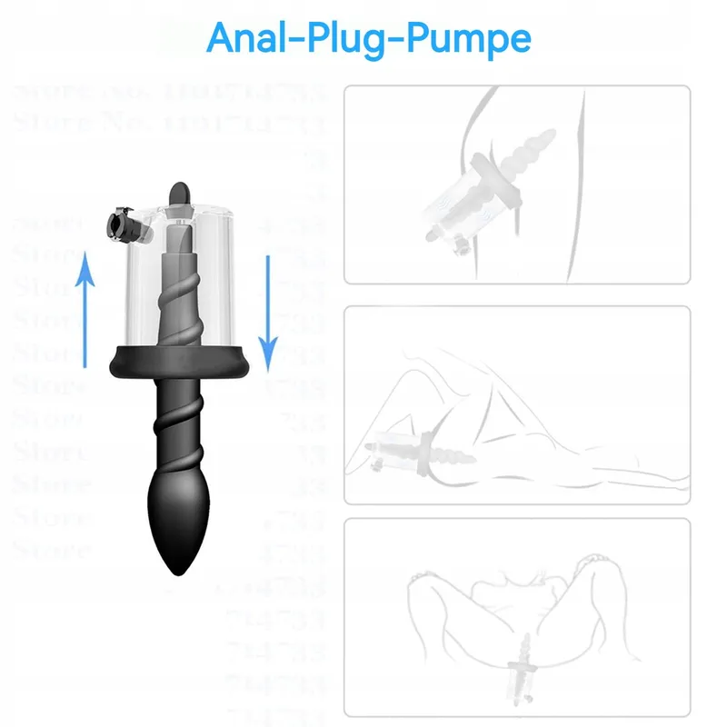DEHNER Anale Dilator met Pomp Prostaat Stimulatie — foto 4