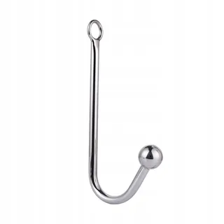 SXOVO Metalen Anale Haak Stalen Plug met 30mm Bal — miniatuur 1