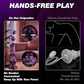 MONSTER DILDO Ovipositor 25cm Alien Siliconen Zuignap — miniatuur 6
