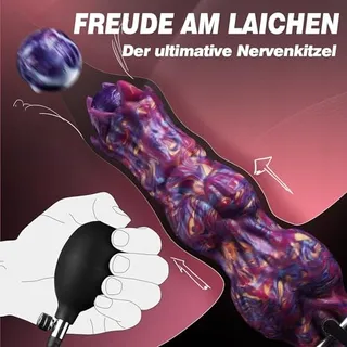 MONSTER DILDO Ovipositor 25cm Alien Siliconen Zuignap — miniatuur 5