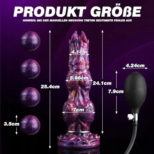 MONSTER DILDO Ovipositor 25cm Alien Siliconen Zuignap — foto 2
