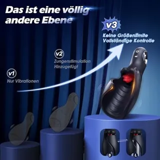 UPGRADED Masturbator Voor Mannen Met AI App 10 Modi Voor Paren — miniatuur 4