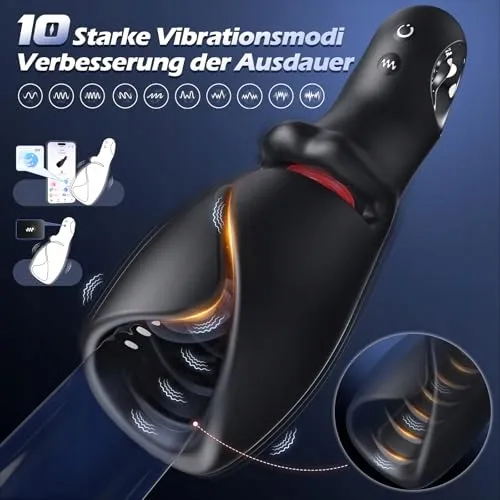 UPGRADED Masturbator Voor Mannen Met AI App 10 Modi Voor Paren — foto 5