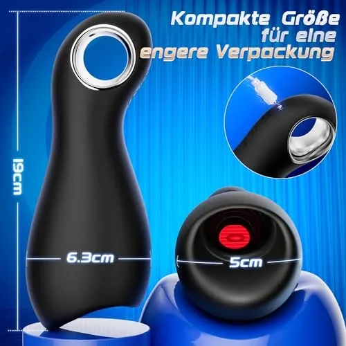 Elektrische Masturbator Voor Mannen 5 Lik Modi 10 Vibratiemodi — foto 7
