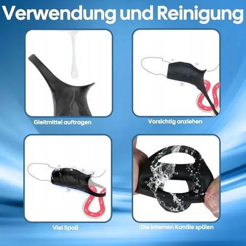 MASTURBATOR Vibrerende Penisring Mannen Paren 9 Standen — foto 5