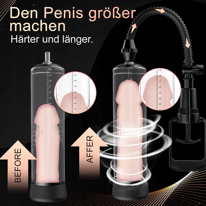 Penispomp met Verlengingshuls en Penisring — foto 4