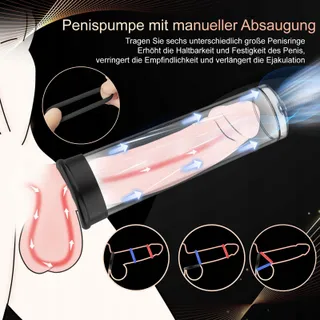 Penispomp met Verlengingshuls en Penisring — miniatuur 5