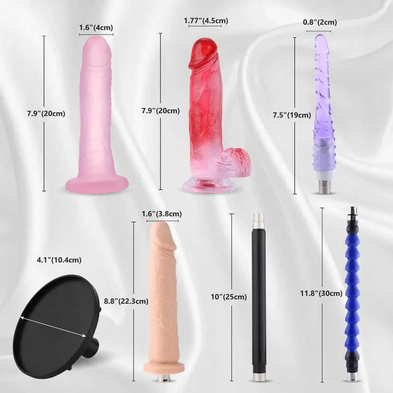 Automatische Dildo Machine App 8 Opzetstukken Volwassenen — foto 2