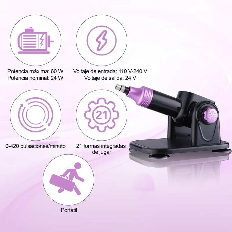 FICKMASCHINE Sekmachine Koppels en Solo 21 Standen 60W Stille Motor — foto 4