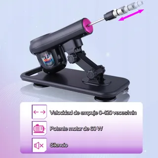 SEXMACHINE Erotische Machine Afstandsbediening 8 Opzetstukken — miniatuur 5
