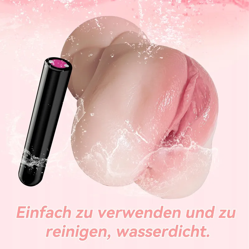 Elektrische Masturbator 10 Vibratiestanden 3D Vagina Mannen Versie 1 — foto 5