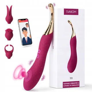 SVAKOM Vibrator 3-in-1 met App G-punt Clitoris Siliconen