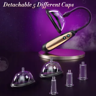 Automatische Vagina en Tepelpomp Vrouwen 2 Zuigstanden — miniatuur 5