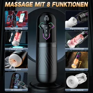 AI-Interactie Masturbator 10 Trillen 7 Telescoop 5 Zuigstanden — miniatuur 3