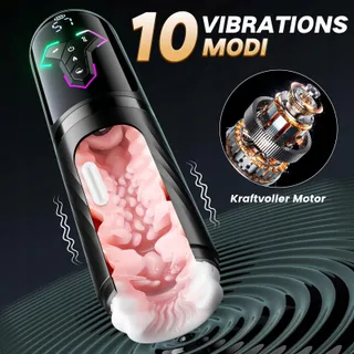 AI-Interactie Masturbator 10 Trillen 7 Telescoop 5 Zuigstanden — miniatuur 5
