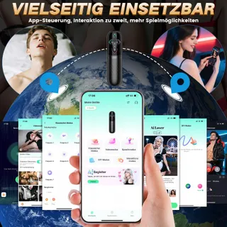 AI-Interactie Masturbator 10 Trillen 7 Telescoop 5 Zuigstanden — miniatuur 2