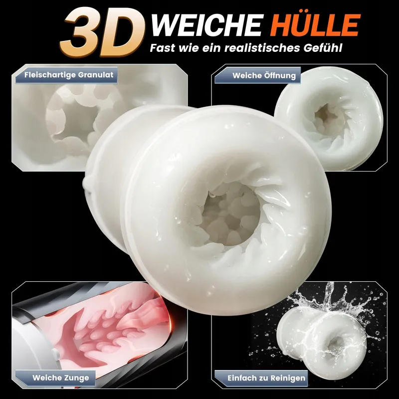 AI-Interactie Masturbator 10 Trillen 7 Telescoop 5 Zuigstanden — foto 7