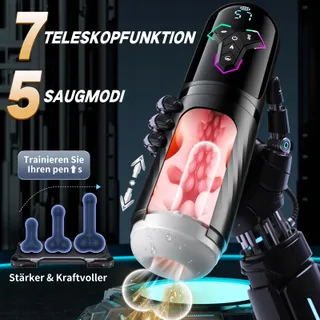 AI-Interactie Masturbator 10 Trillen 7 Telescoop 5 Zuigstanden — miniatuur 4