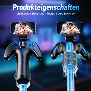 Elektrische Masturbator met Telefoonhouder 5 Standen — miniatuur 2