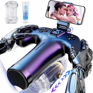Elektrische Masturbator met Telefoonhouder 5 Standen — miniatuur 1