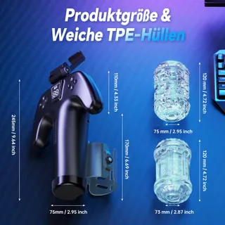Elektrische Masturbator met Telefoonhouder 5 Standen — miniatuur 9