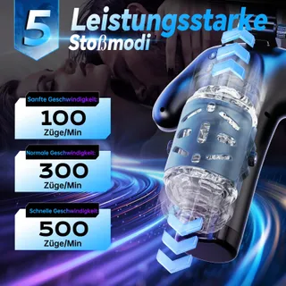 Elektrische Masturbator met Telefoonhouder 5 Standen — miniatuur 3