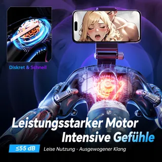 Elektrische Masturbator met Telefoonhouder 5 Standen — miniatuur 6