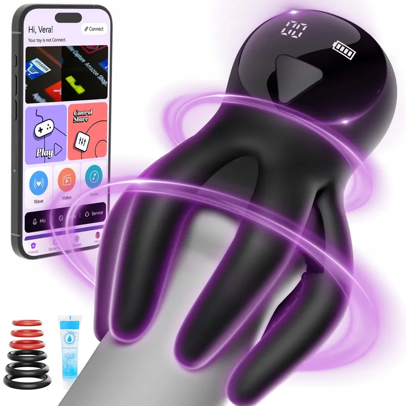Elektrische Masturbator 10 Vibratiestanden Penisstimulatie — foto 1