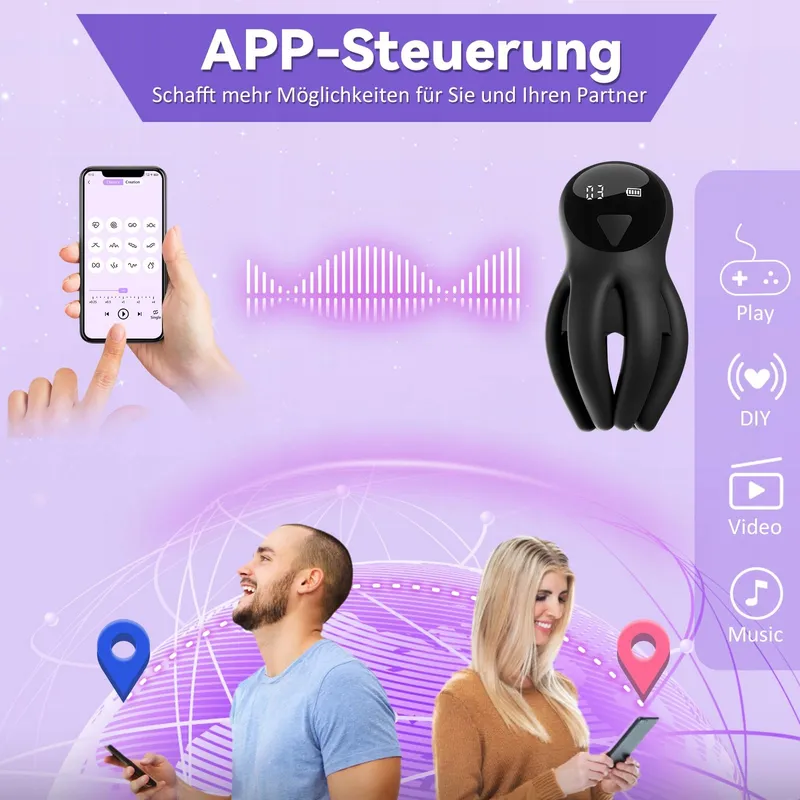 Elektrische Masturbator 10 Vibratiestanden Penisstimulatie — foto 5