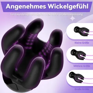 Elektrische Masturbator 10 Vibratiestanden Penisstimulatie — miniatuur 3