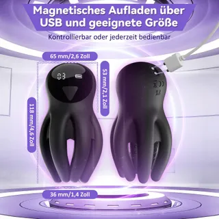 Elektrische Masturbator 10 Vibratiestanden Penisstimulatie — miniatuur 6