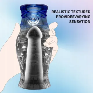 Realistische Masturbator 3D Vagina Klitoris Anaal Trainer — miniatuur 7