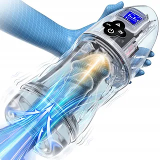 Elektrische Masturbator 7 Zuigstanden 10 Vibraties