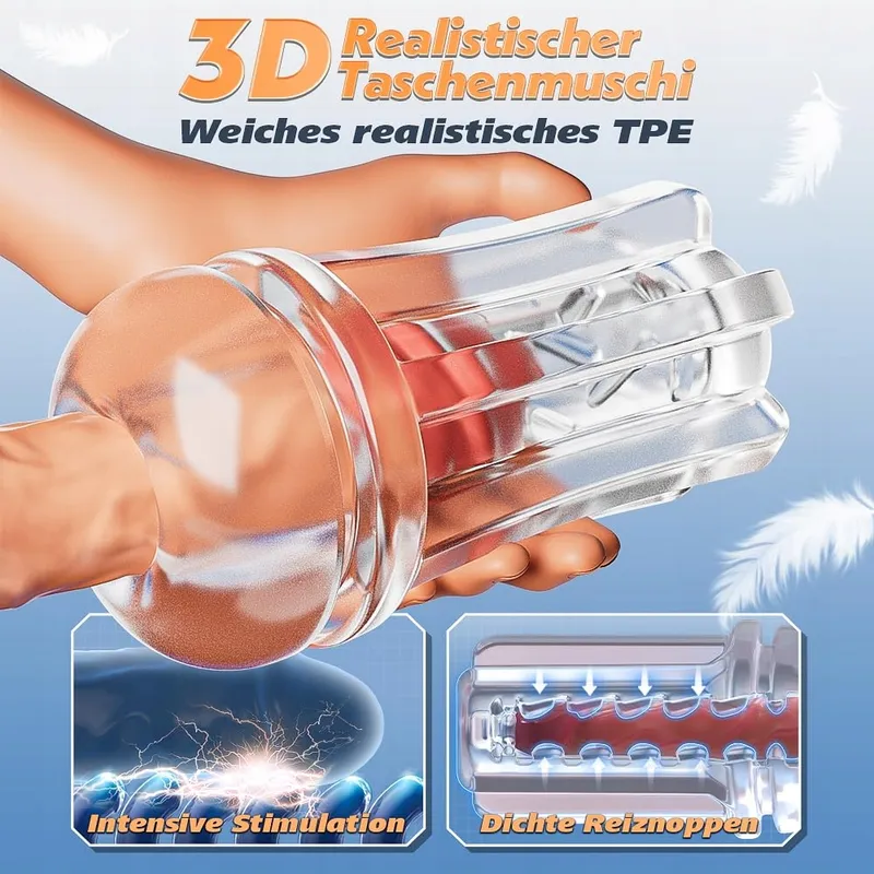 Elektrische Masturbator 7 Zuigstanden 10 Vibraties — foto 7