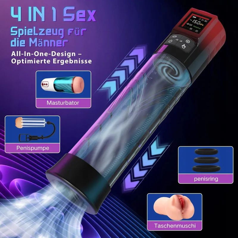 HIVEFUN Erectiepomp 6 Zuigniveaus — foto 6
