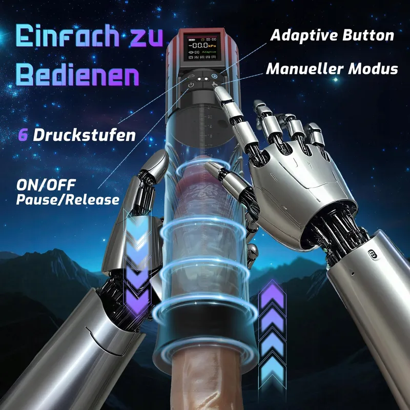 HIVEFUN Erectiepomp 6 Zuigniveaus — foto 5