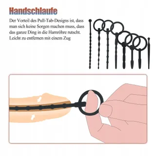 BDSMJOY Set 8 Urethradilatoren Siliconen — miniatuur 8