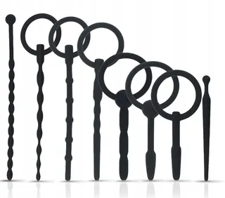 BDSMJOY Set 8 Urethradilatoren Siliconen — miniatuur 1