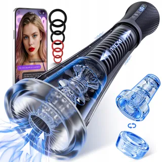 GOBEKEN Elektrische Masturbator 9 Vibraties 5 Zuigstanden APP