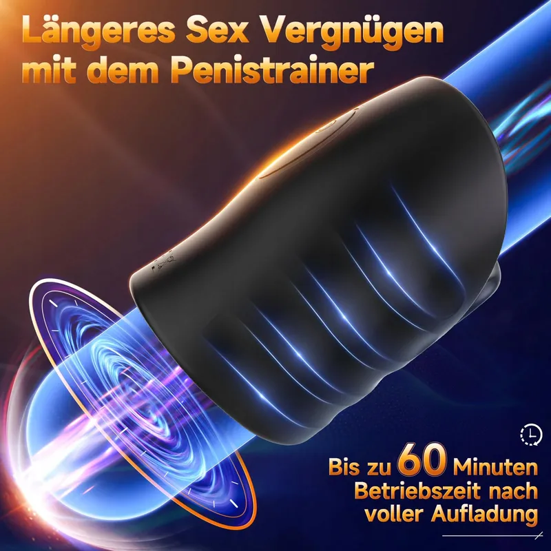 APP Vibrator voor Mannen 9 Vibratiestanden Masturbator — foto 8